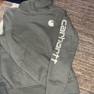 Green carhartt hoodie